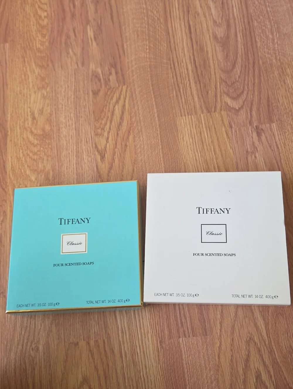 Tiffany & Co. Classic 4 Scented Soaps SEALED 14oz NWT In Box